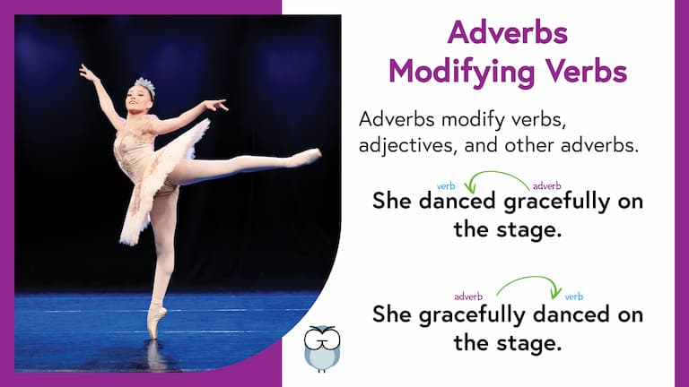 Adverbs Modifying Verbs Memorable Images-FINAL Adverbs Modifying Verbs