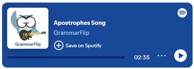 Rules for Apostrophes