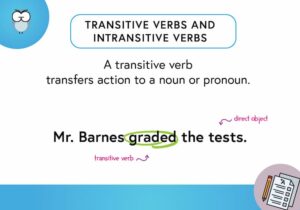 Transitiveness Transitive Verbs - GrammarFlip