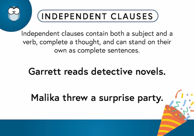 Independent Clauses