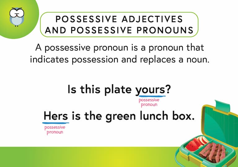 Possessive Pronouns Def Card FINAL Possessive Pronouns
