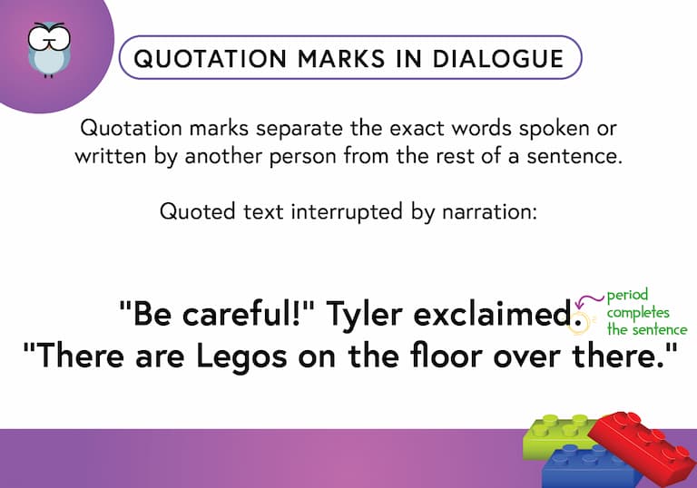 Quotation Marks In Dialogue Def Card FINAL Quotation Marks In Dialogue