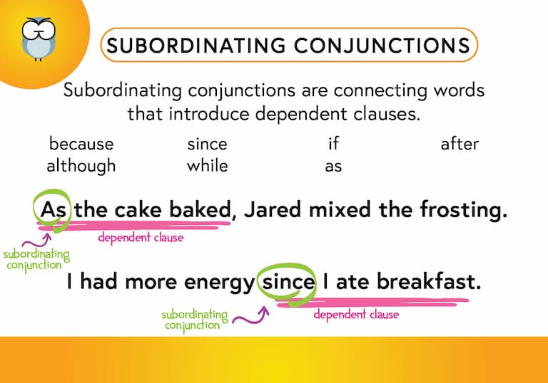 Subordinating Conjunctions